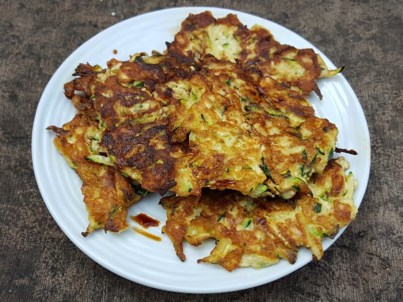 Tofu and Courgette Fritters