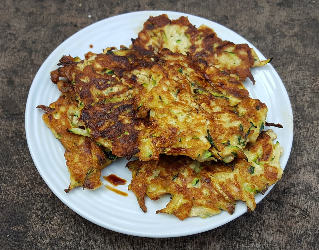 Tofu and Courgette Fritters