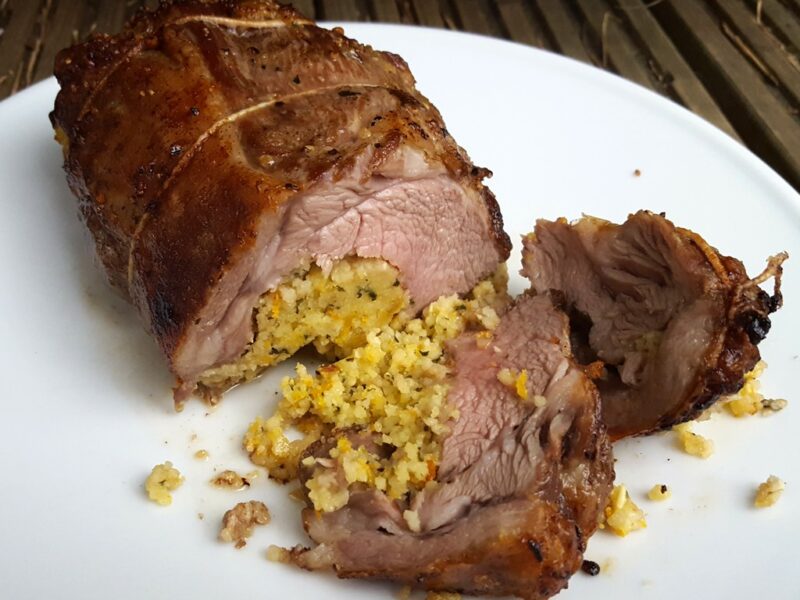 Stuffed Shoulder of Lamb