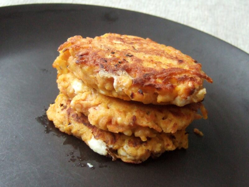 Sweet potato fritters