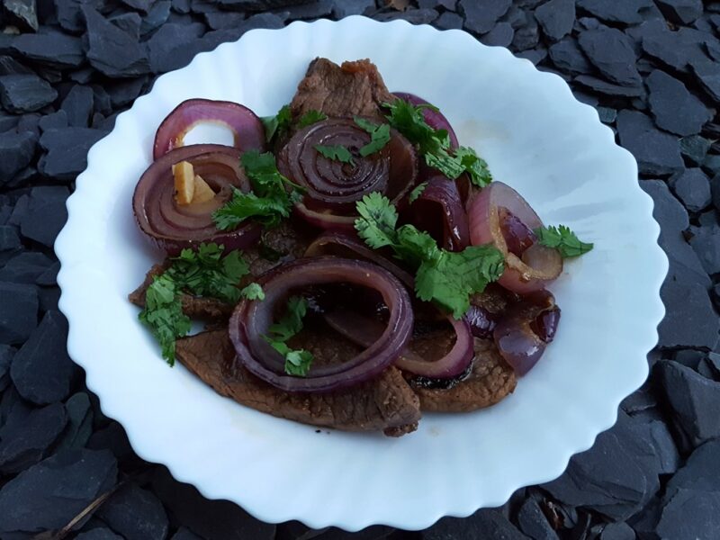 Zesty Onion and Garlic Steak