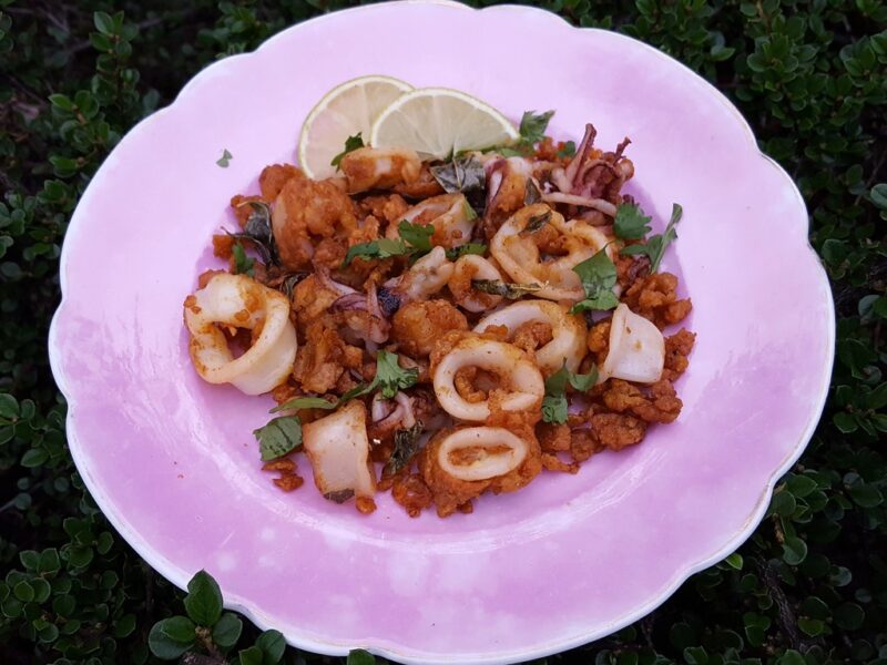 Spiced calamari