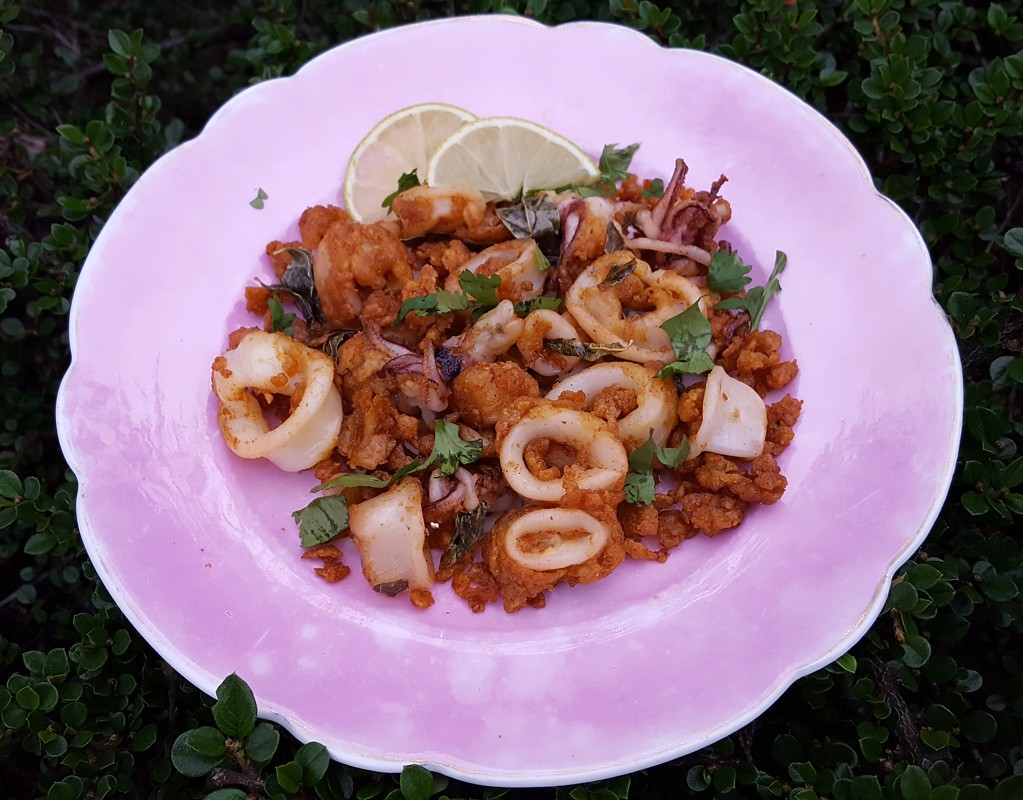 Spiced calamari