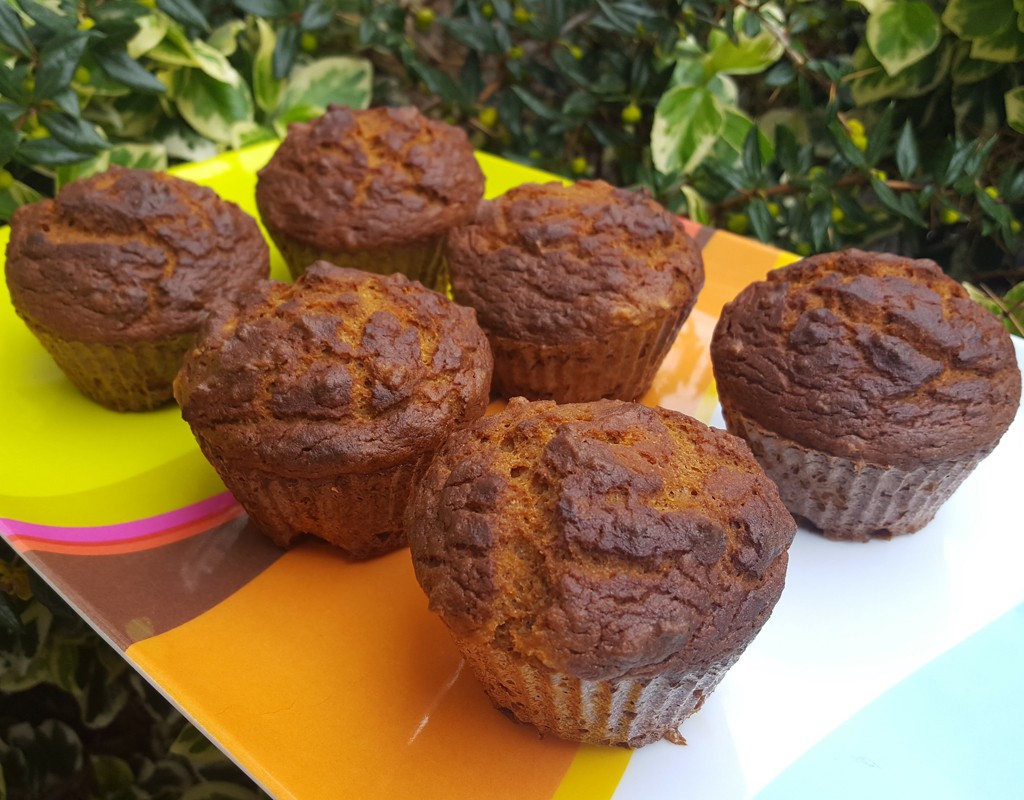 Healthy sweet potato muffins