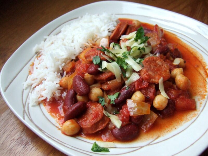 Cajun Chorizo chilli