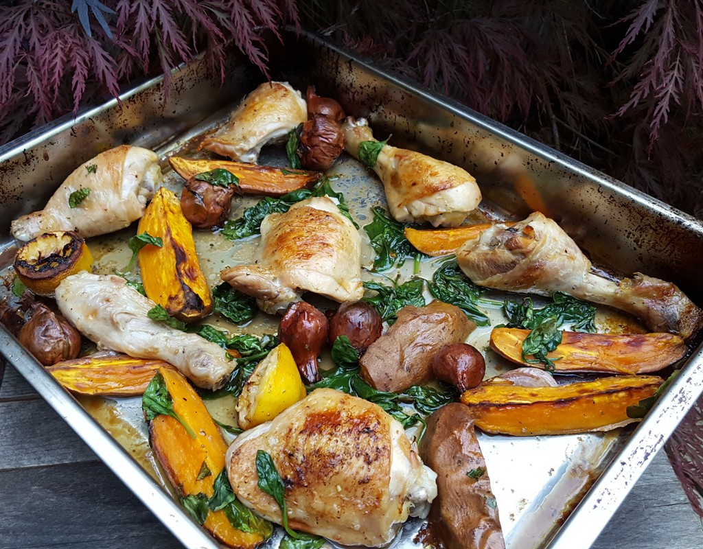 Chicken and sweet potato bake