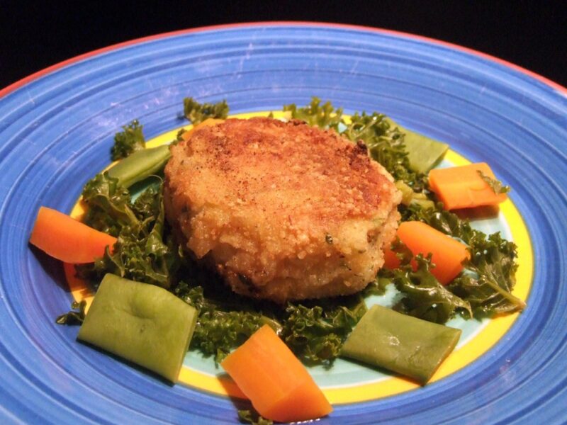 Crispy crumb fishcakes