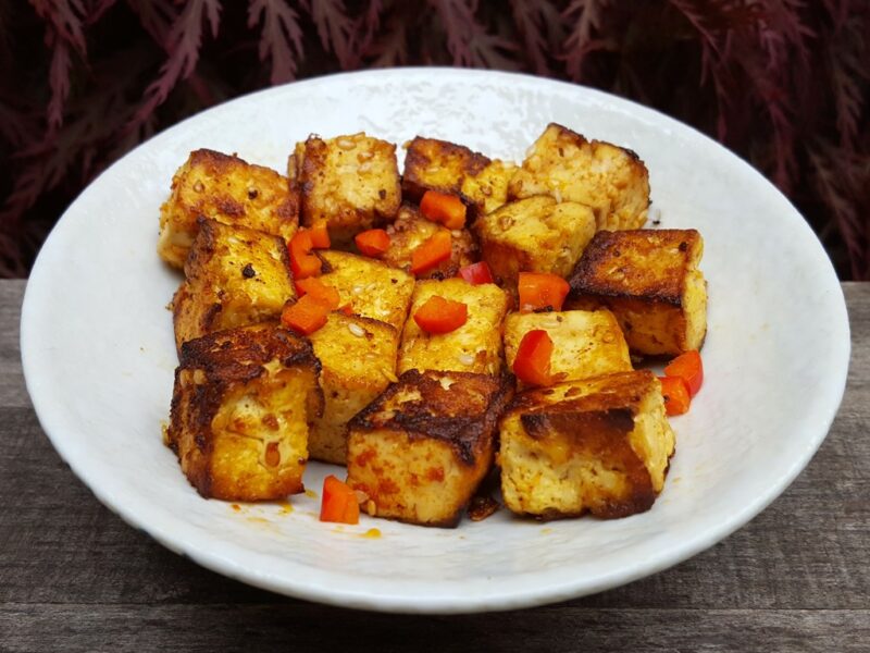 Miso fried tofu