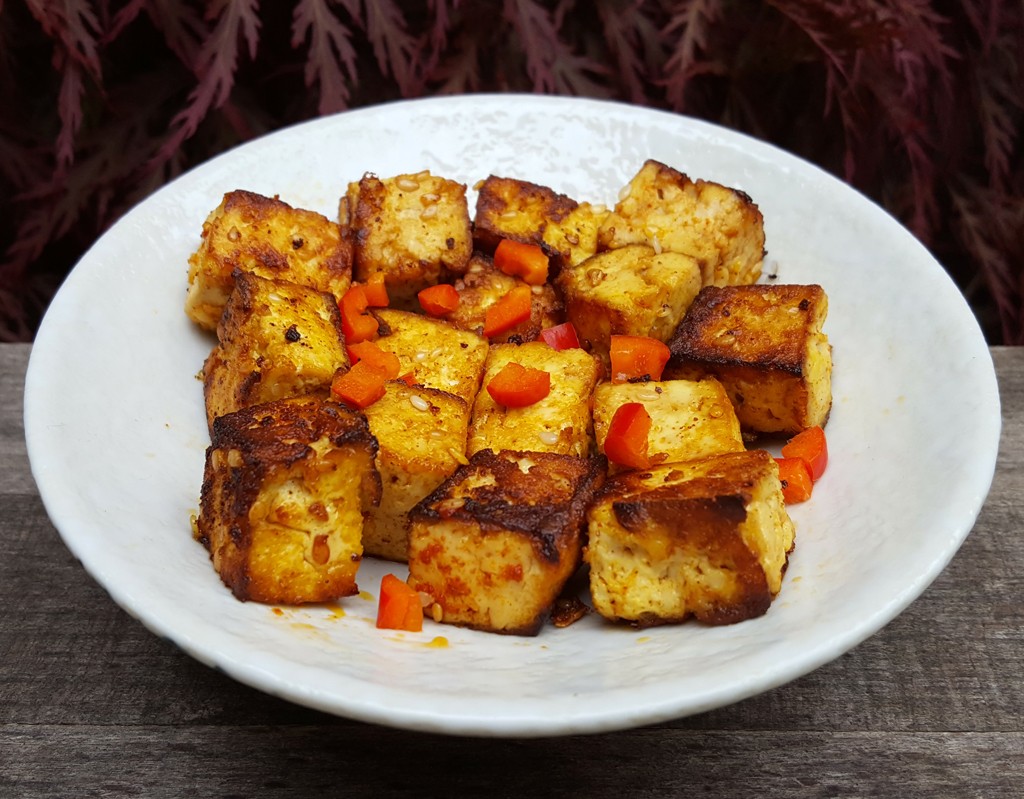 Miso fried tofu