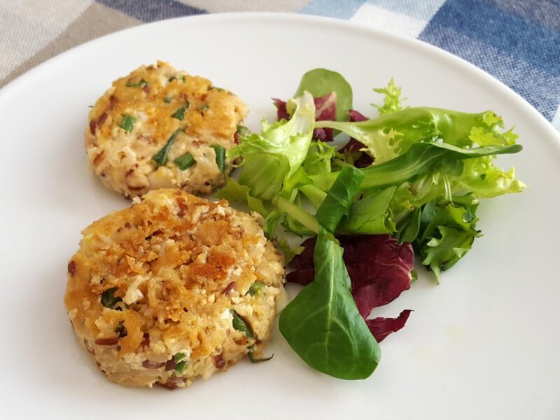 Tofu and rice cakes