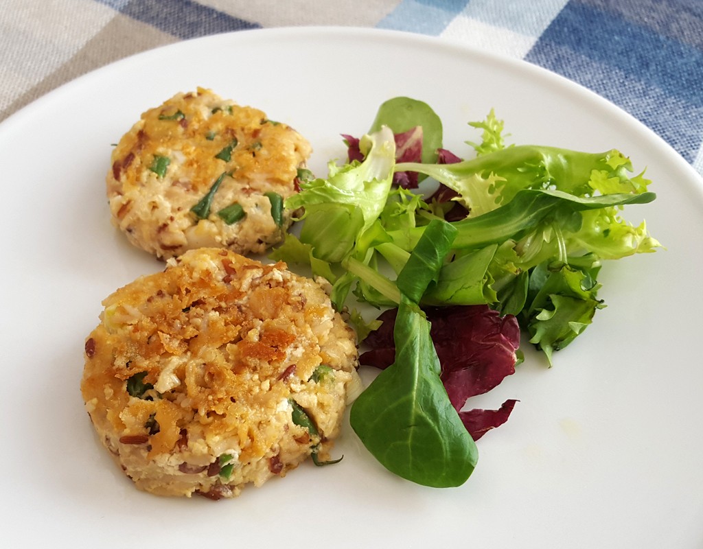 Tofu and rice cakes