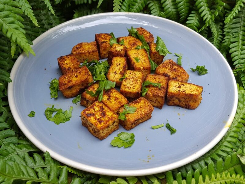 Crispy spiced tofu