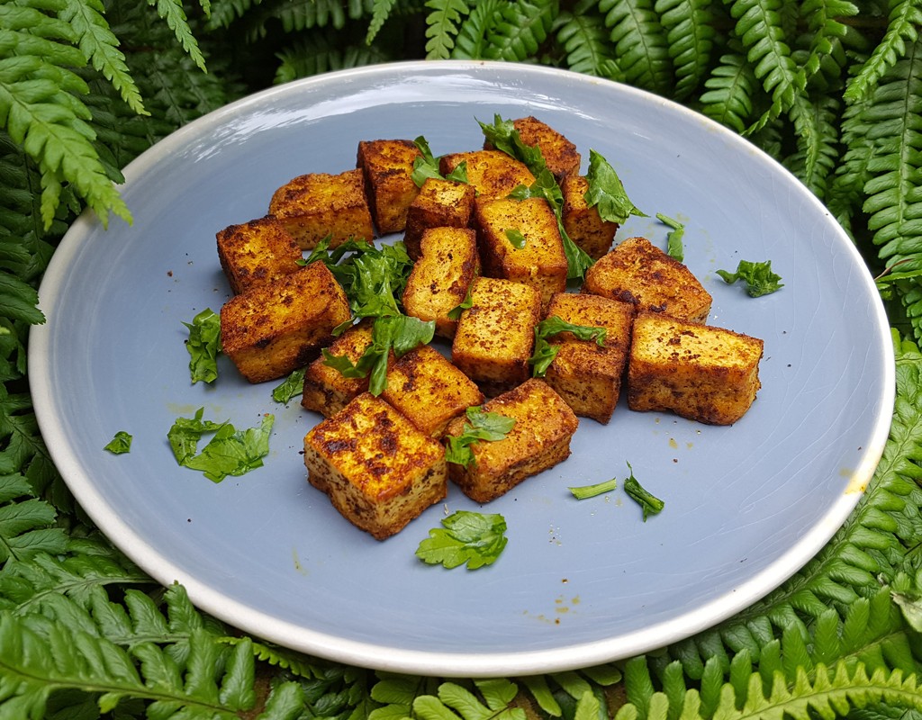 Crispy spiced tofu