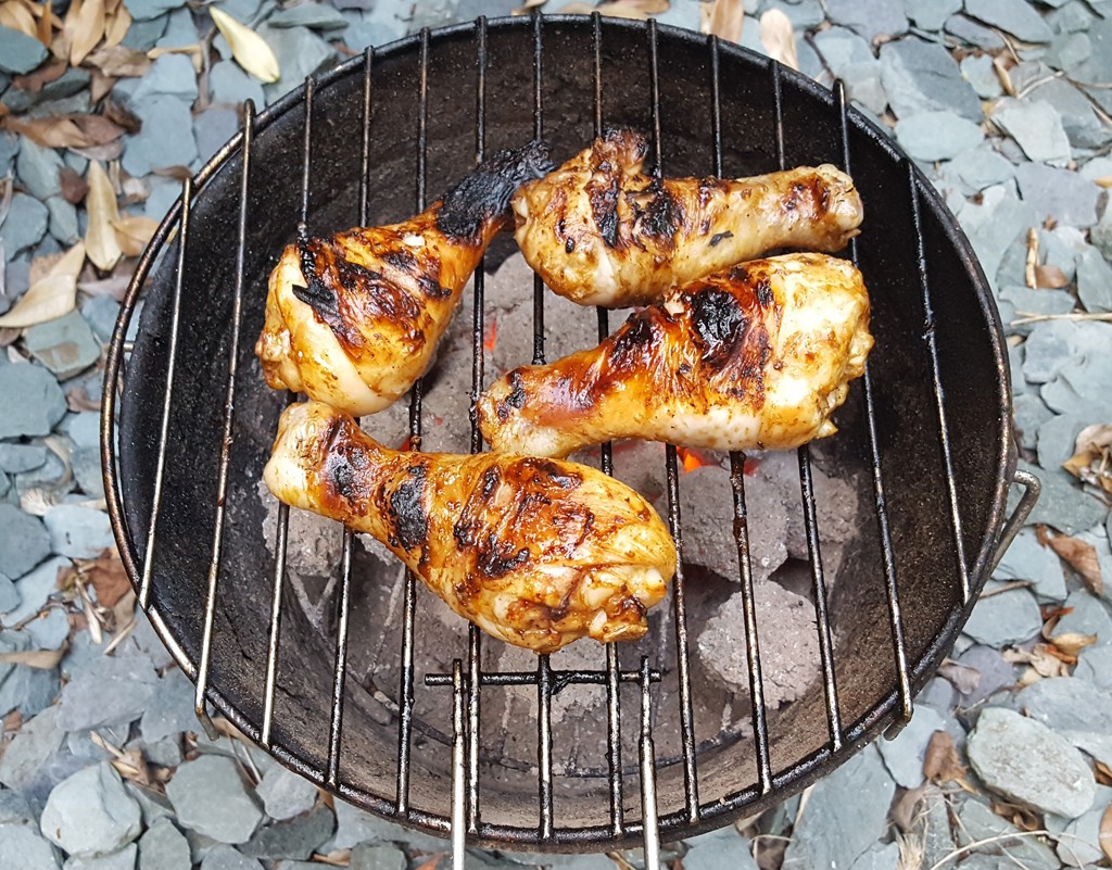 Maple-mustard BBQ chicken