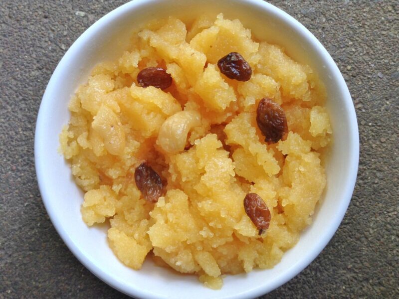 Semolina halwa