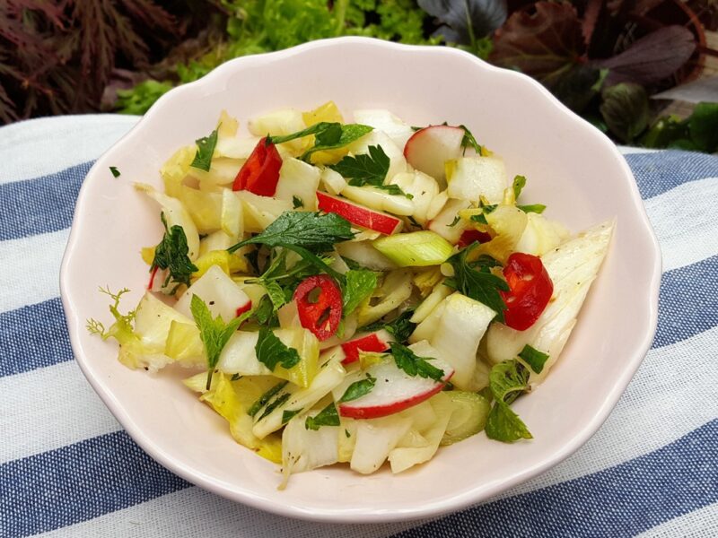 Chicory and fennel slaw