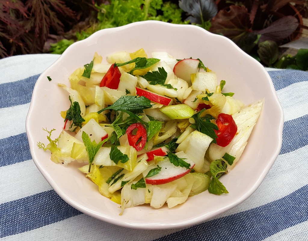 Chicory and fennel slaw