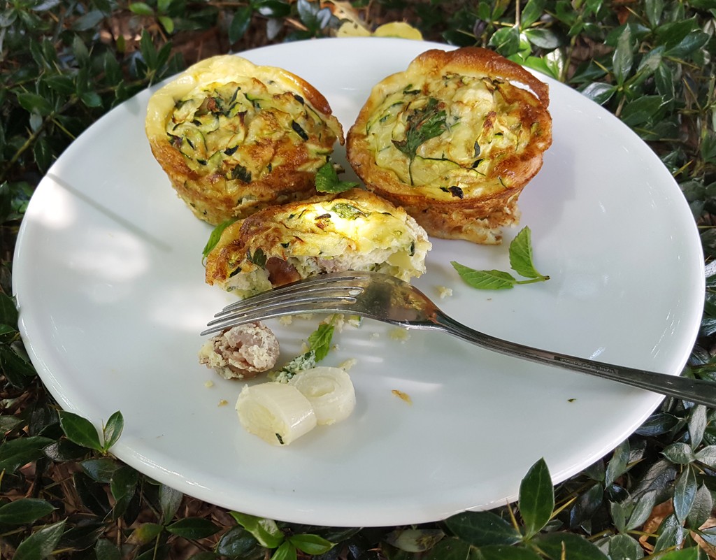 Egg and sausage muffins