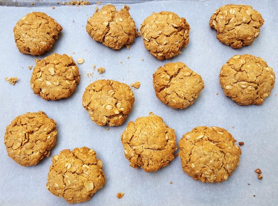Oat and ginger cookies  