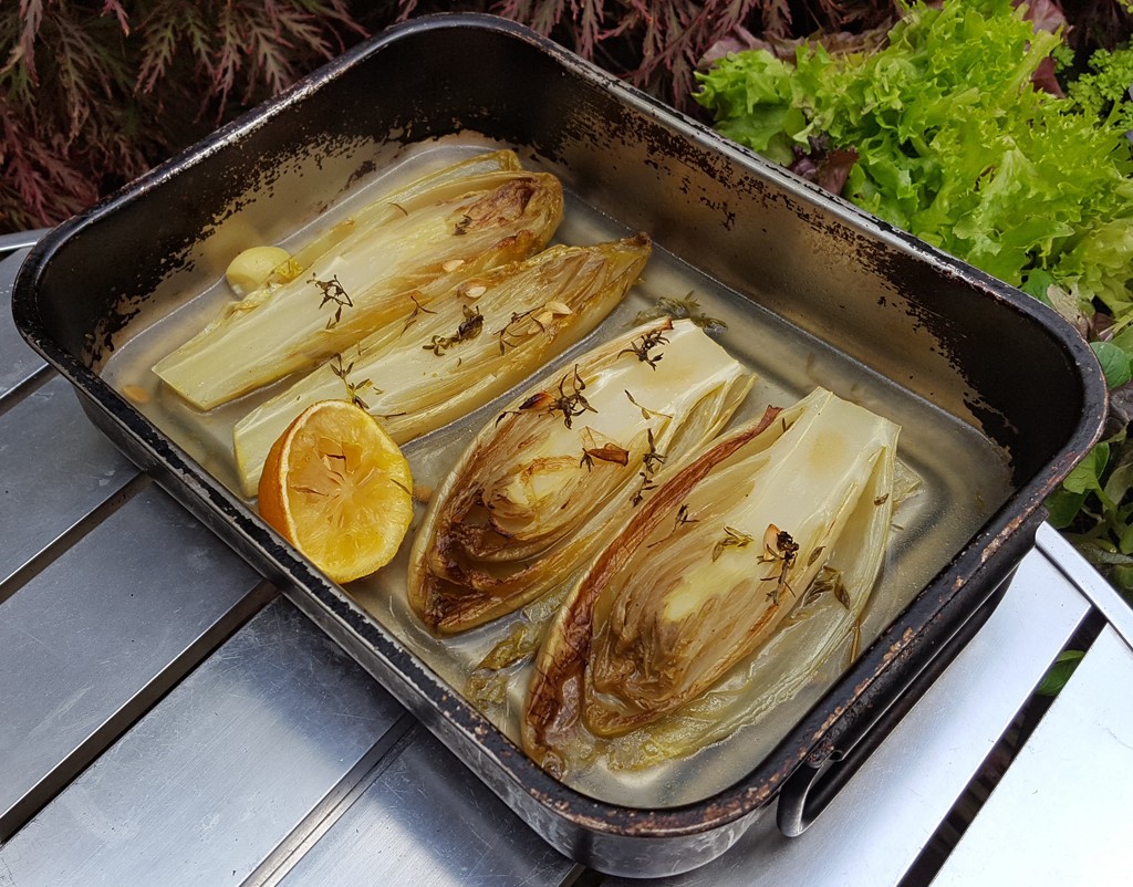 Oven-Braised chicory