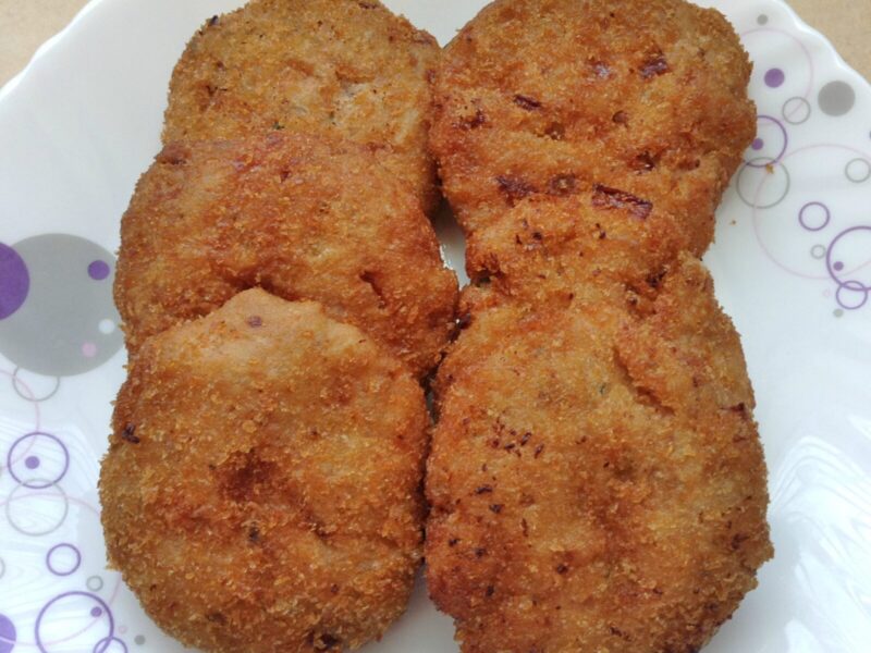 Raw banana cutlets