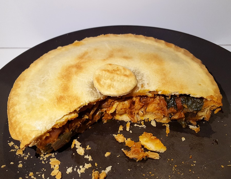 Chicken and chorizo pie