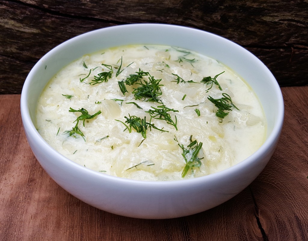 Marrow stew with dill