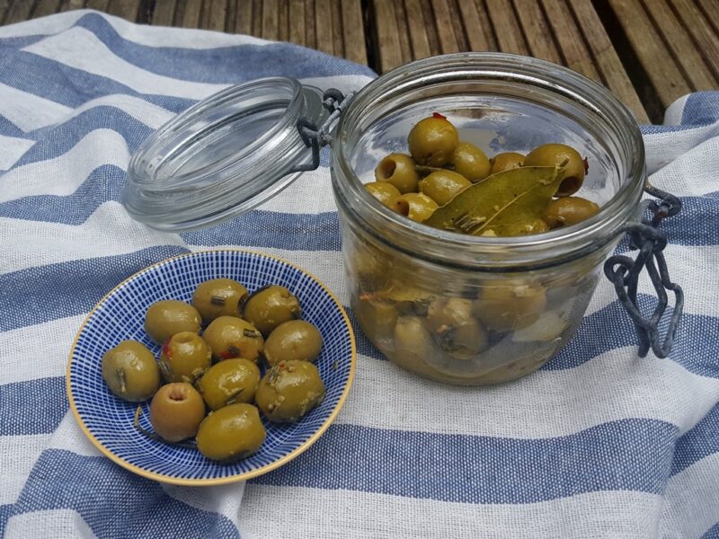 Zesty Green Olives