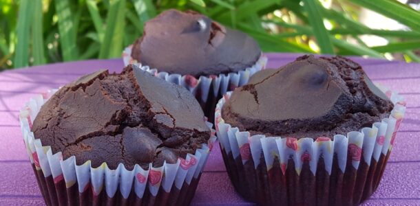 Chocolate and hazelnut muffins
