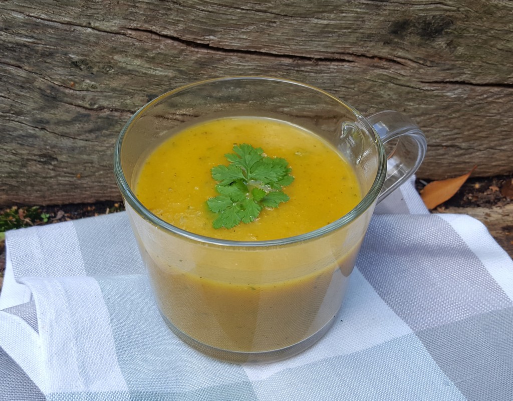 Parsnip, carrot and courgette soup