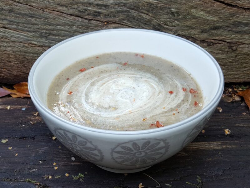 Celeriac and Mushroom Soup