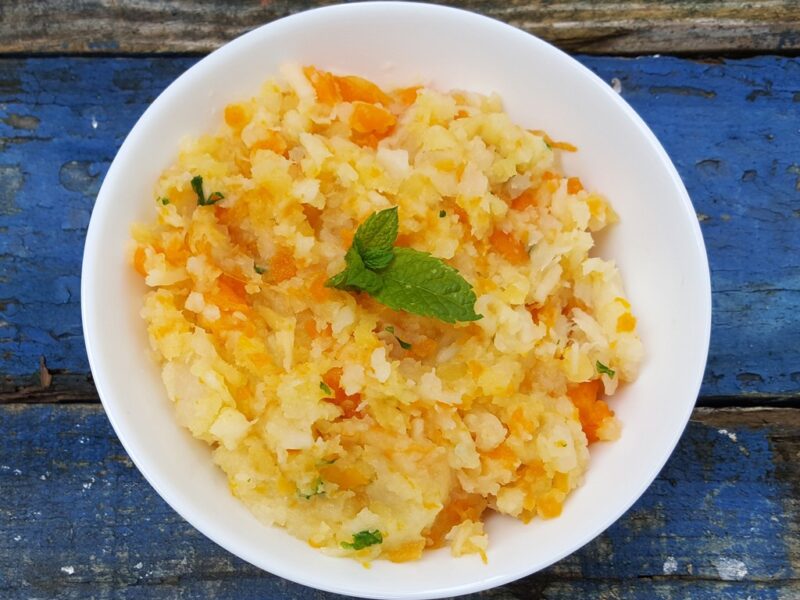 Root vegetable mash