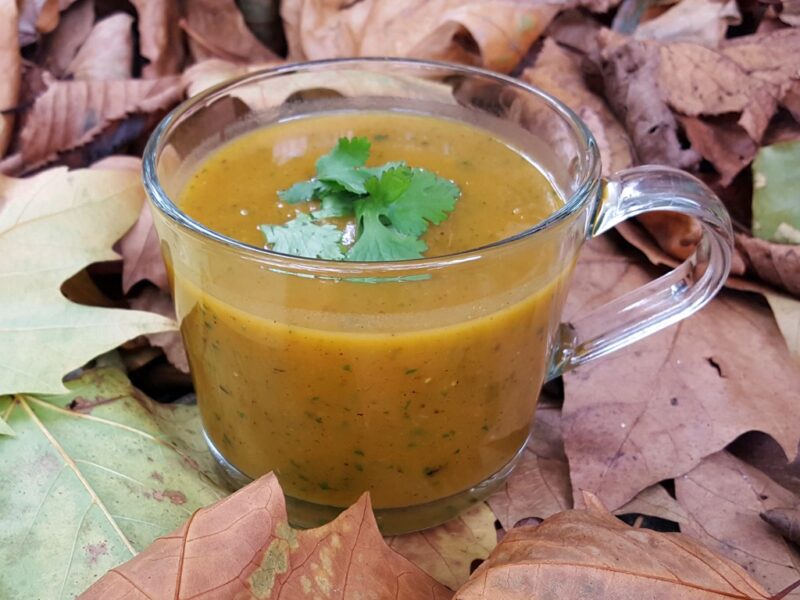 Skinny Curried Squash Soup