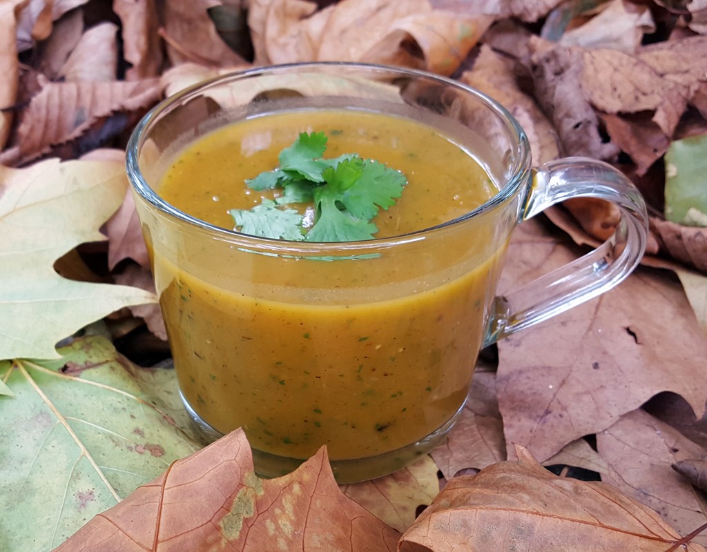 Skinny Curried Squash Soup