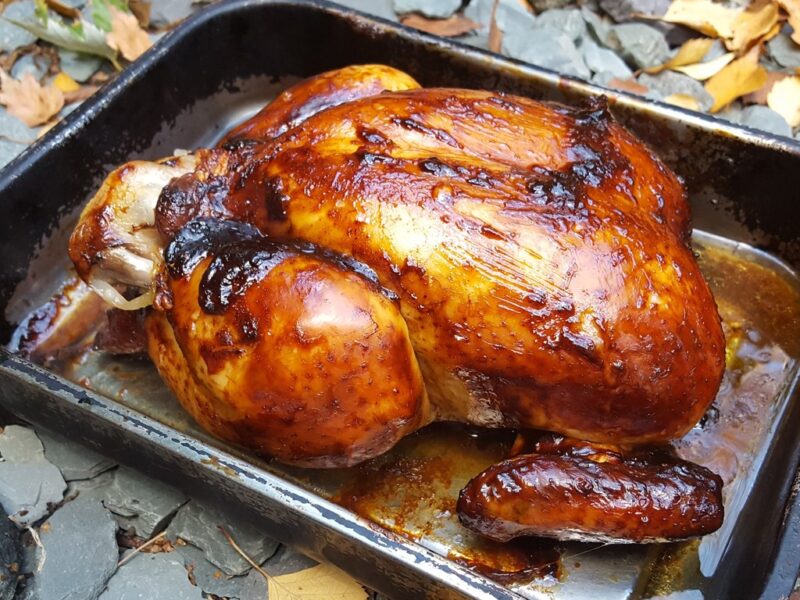 Sweet and Sticky Roast Chicken