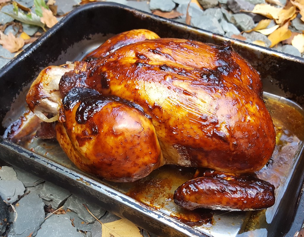 Sweet and Sticky Roast Chicken