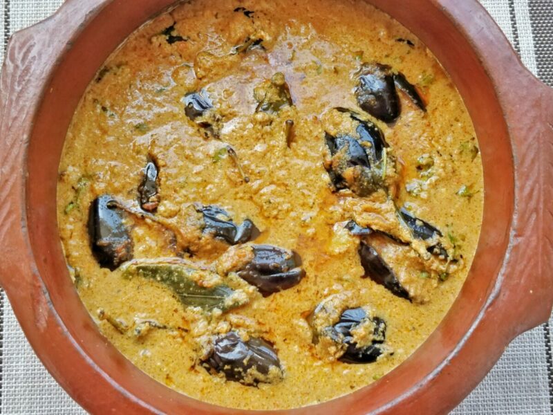 Bagara baingan (eggplant masala curry)