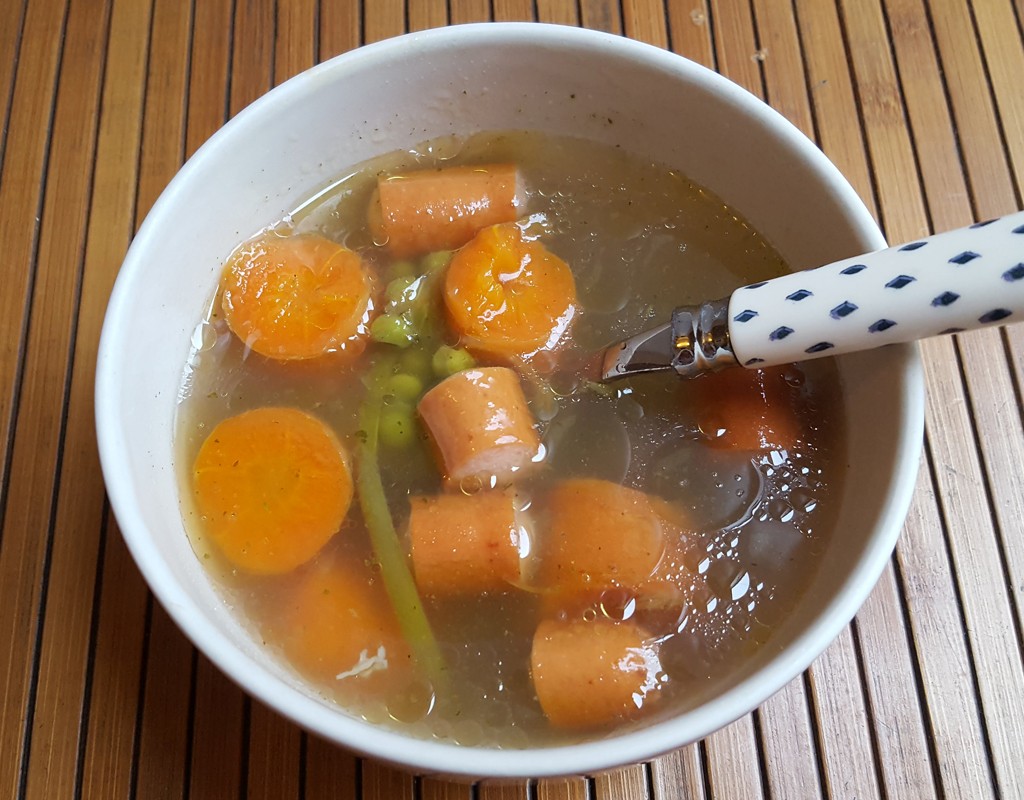 Easy Frankfurter soup