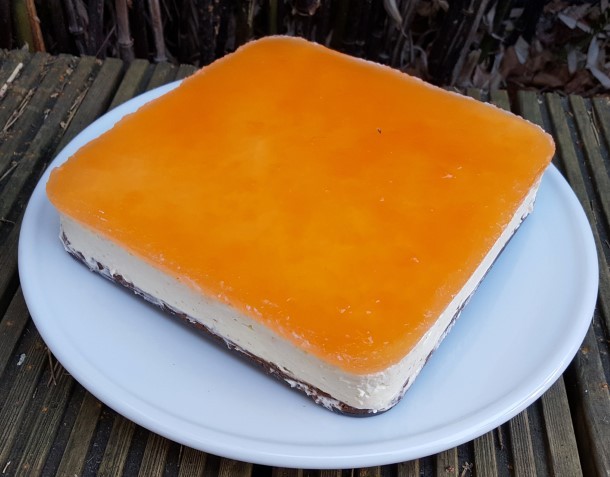 Aperol spritz cheesecake