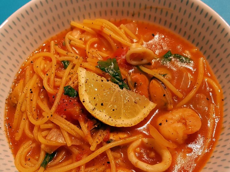 Easy seafood pasta