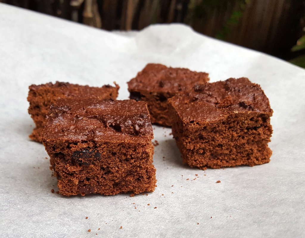 Orange and cranberry brownies