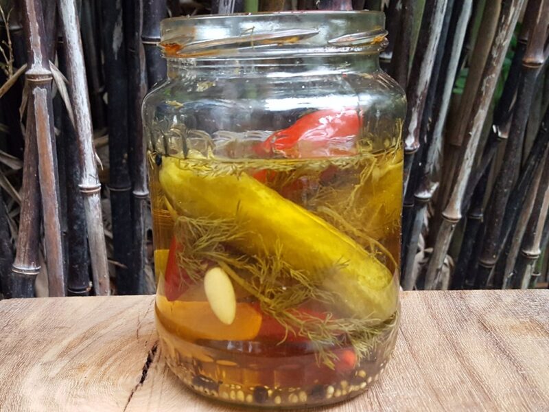 Sweet and Half-Sour Pickles