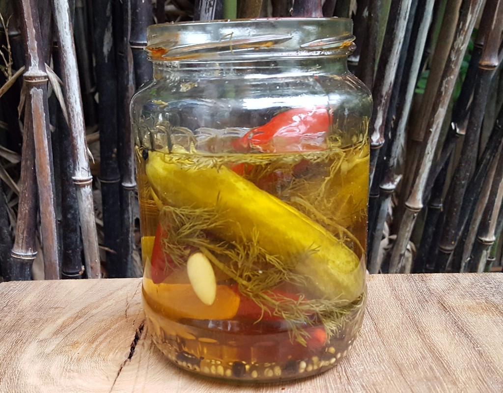 Sweet and Half-Sour Pickles