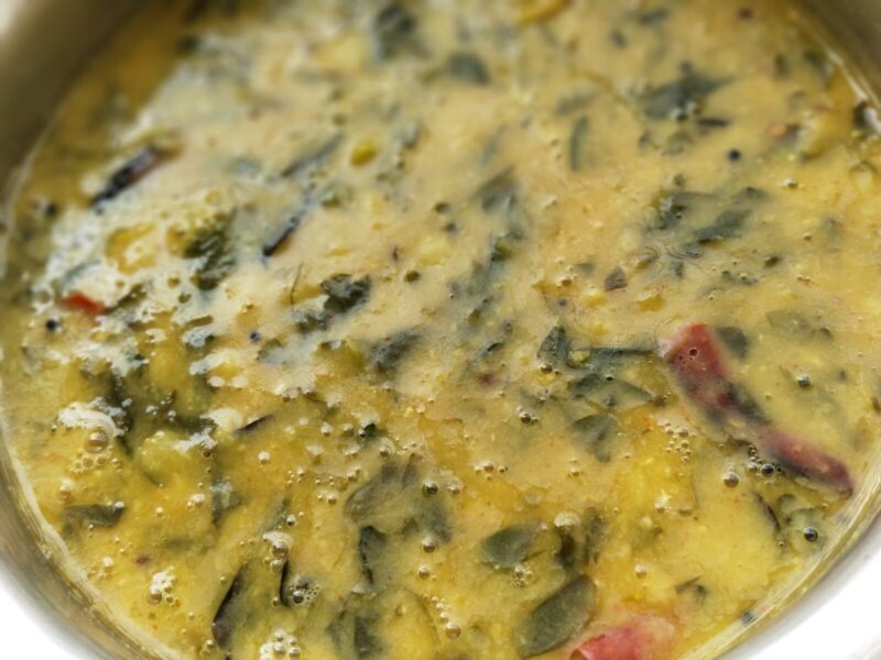 Moringa leaves dal