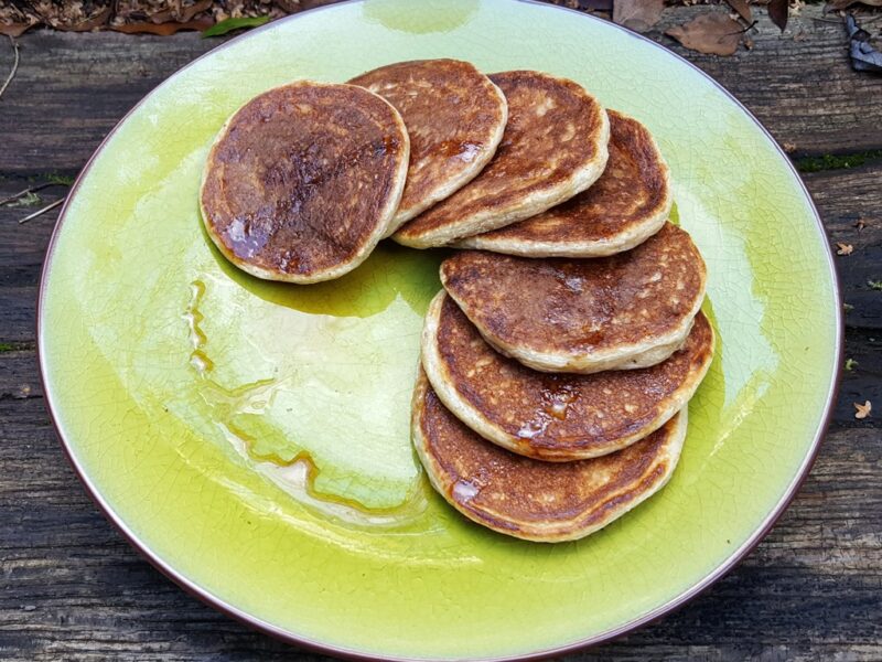 Quark and oat pancakes