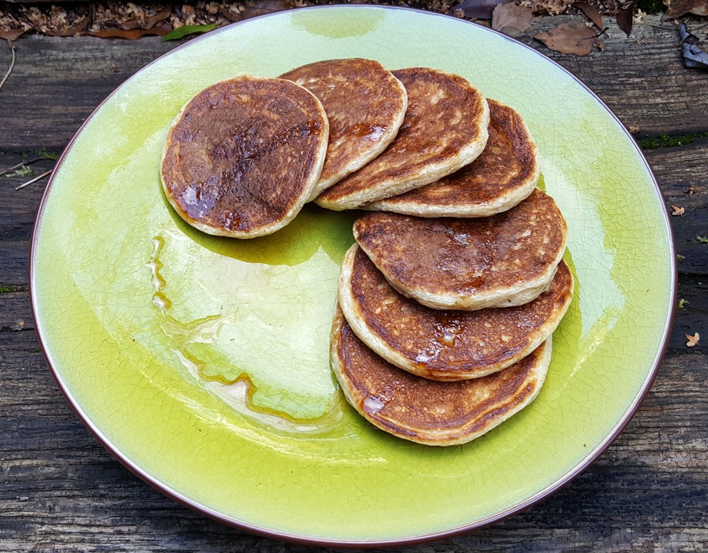 Quark and oat pancakes