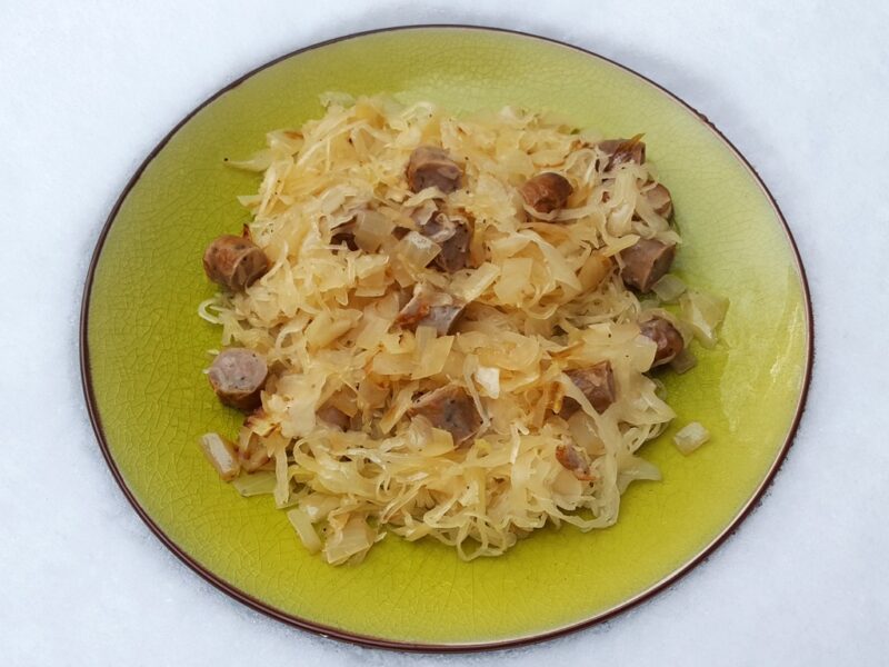 Sausage and sauerkraut