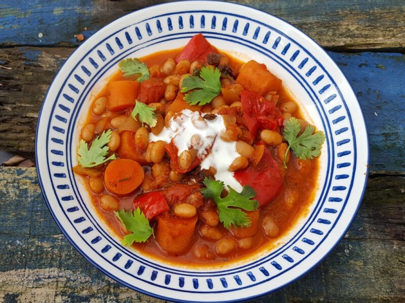 Spiced bean stew