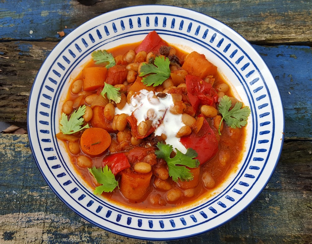 Spiced bean stew