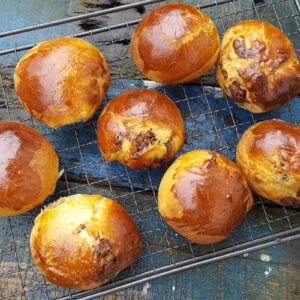 Chocolate Brioche buns